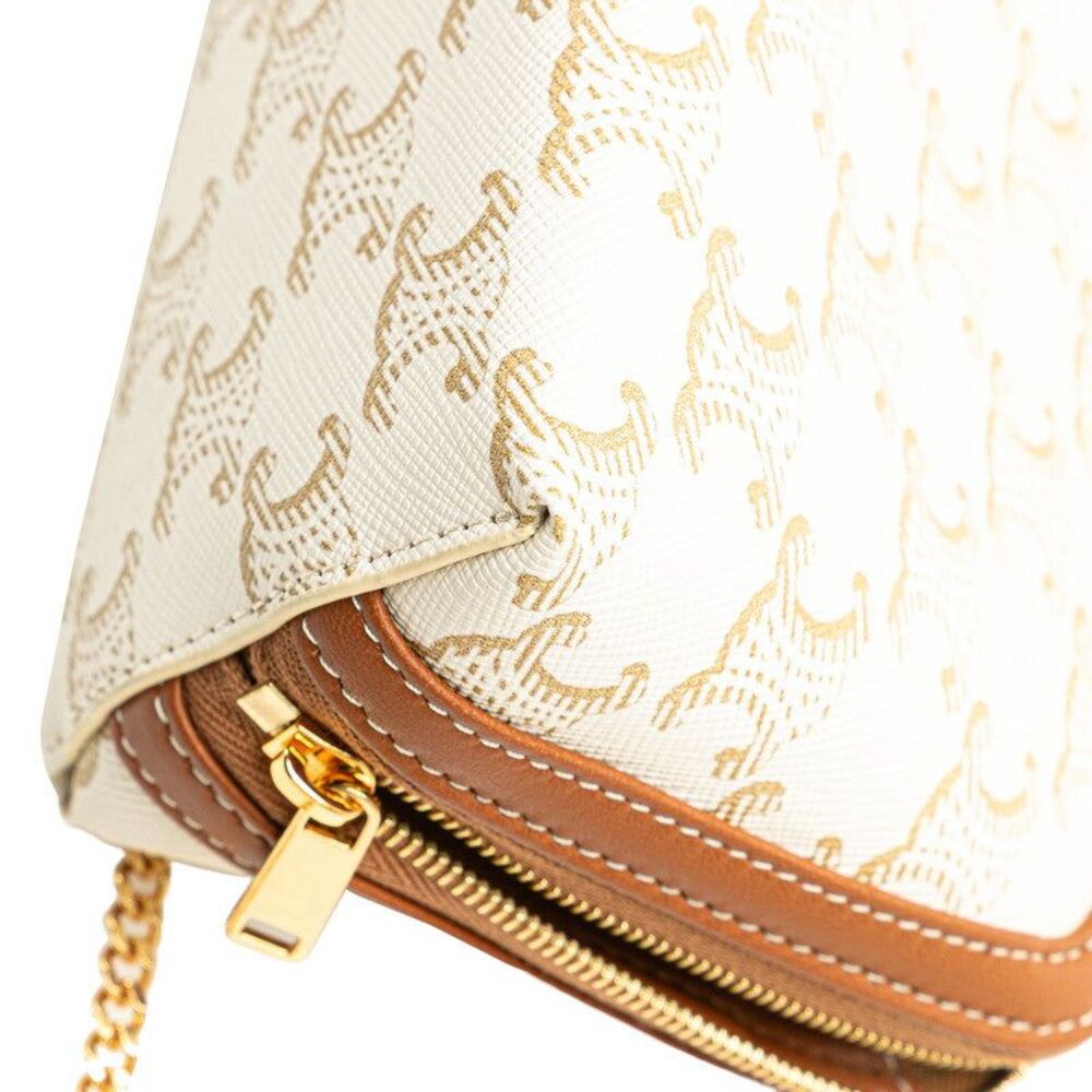 Celine PVC Leather Triomphe Chain Shoulder Bag - Picture 5 of 6